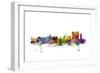 Calcutta (Kolkata) India Skyline-Michael Tompsett-Framed Premium Giclee Print