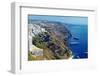 Caldera View with Church in Fira Town - Santorini-Maugli-l-Framed Photographic Print