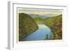 Calderwood Dam, Great Smoky Mountains-null-Framed Art Print