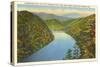 Calderwood Dam, Great Smoky Mountains-null-Stretched Canvas