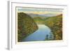 Calderwood Dam, Great Smoky Mountains-null-Framed Art Print