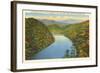 Calderwood Dam, Great Smoky Mountains-null-Framed Art Print