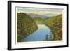 Calderwood Dam, Great Smoky Mountains-null-Framed Art Print