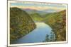 Calderwood Dam, Great Smoky Mountains-null-Mounted Art Print