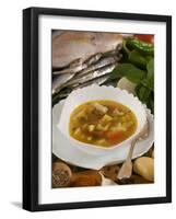 Caldo De Pescado Soup, Food of the Canary Islands, Spain, Europe-Tondini Nico-Framed Photographic Print