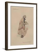 Caleb Plummer - the Cricket on the Hearth, C.1920s-Joseph Clayton Clarke-Framed Giclee Print