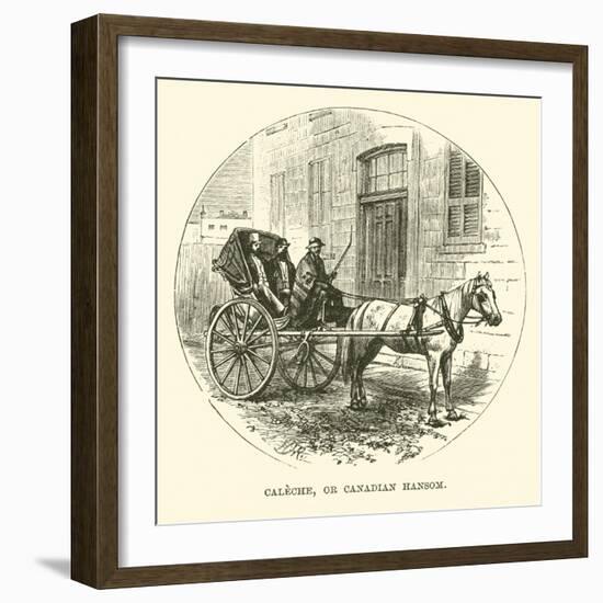 Caleche, or Canadian Hansom-null-Framed Giclee Print