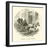 Caleche, or Canadian Hansom-null-Framed Giclee Print