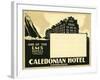 Caledonian Hotel, Edinburg-null-Framed Giclee Print