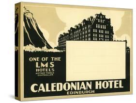 Caledonian Hotel, Edinburg-null-Stretched Canvas
