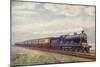 Caledonian Railway 4-6-0 Locomotive Pulling the Glasgow Express Train-null-Mounted Giclee Print
