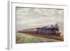 Caledonian Railway 4-6-0 Locomotive Pulling the Glasgow Express Train-null-Framed Giclee Print