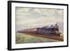 Caledonian Railway 4-6-0 Locomotive Pulling the Glasgow Express Train-null-Framed Giclee Print