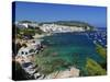 Calella De Palafrugell and Cap De St. Sebastia, Costa Brava, Catalonia, Spain, Mediterranean, Europ-Stuart Black-Stretched Canvas