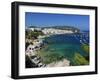 Calella De Palafrugell and Cap De St. Sebastia, Costa Brava, Catalonia, Spain, Mediterranean, Europ-Stuart Black-Framed Photographic Print