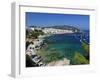 Calella De Palafrugell and Cap De St. Sebastia, Costa Brava, Catalonia, Spain, Mediterranean, Europ-Stuart Black-Framed Photographic Print