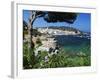 Calella De Palafrugell and Cap De St. Sebastia, Costa Brava, Catalonia, Spain, Mediterranean, Europ-Stuart Black-Framed Photographic Print