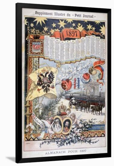 Calendar for 1897-F Meaulle-Framed Giclee Print