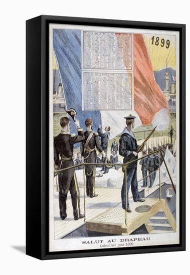 Calendar for 1899-Rudaux-Framed Stretched Canvas