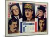 Calendar for 1945-null-Mounted Giclee Print