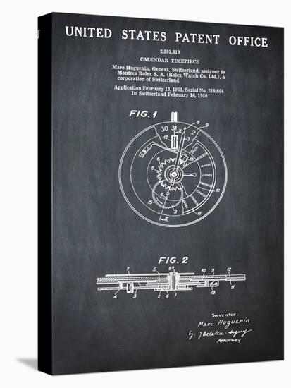 Calendar Time Piece, 1950- Gra-Bill Cannon-Stretched Canvas