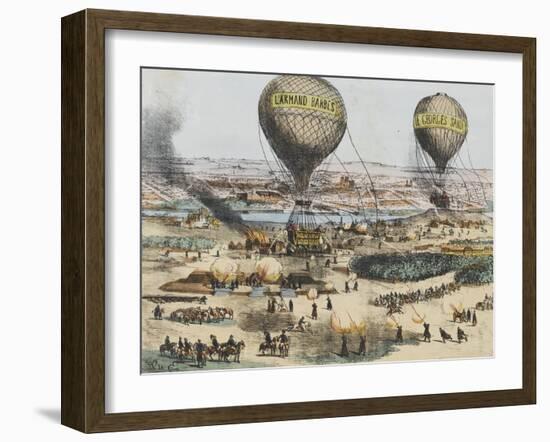 Calendrier, 1871-null-Framed Giclee Print