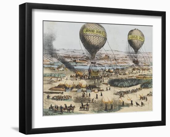 Calendrier, 1871-null-Framed Giclee Print