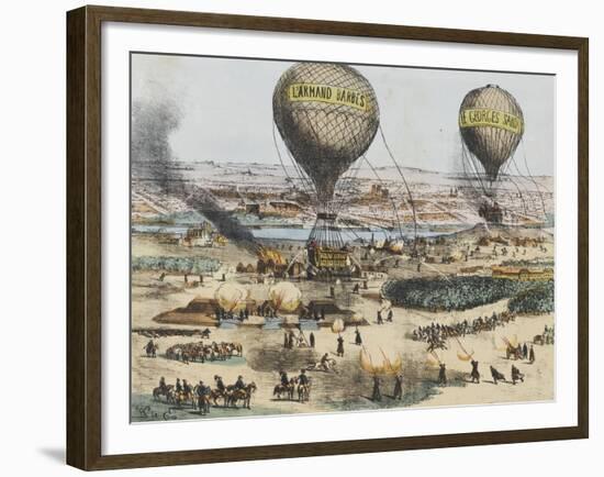 Calendrier, 1871-null-Framed Giclee Print