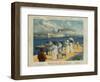 Calendrier Marseillais Travel Poster-David Dellepiane-Framed Giclee Print