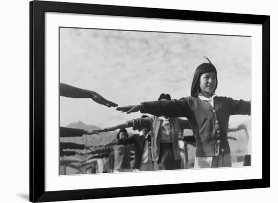 Calesthenics-Ansel Adams-Framed Premium Giclee Print