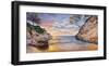 Caletta al Tramonto-Adriano Galasso-Framed Art Print