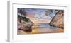 Caletta al Tramonto-Adriano Galasso-Framed Art Print