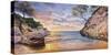 Caletta al Tramonto-Adriano Galasso-Stretched Canvas