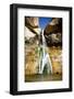 Calf Creek Falls Cascades Down Slick Rock in Central Utah-Ben Herndon-Framed Photographic Print