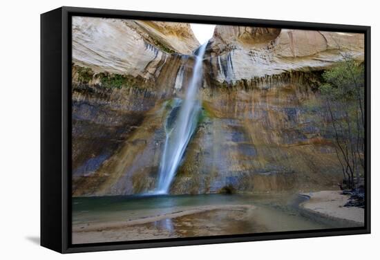 Calf Creek Falls in Grand Staircase Escalante Nm, Utah-Richard Wright-Framed Stretched Canvas