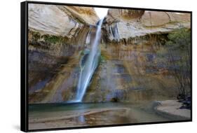 Calf Creek Falls in Grand Staircase Escalante Nm, Utah-Richard Wright-Framed Stretched Canvas