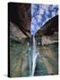 Calf Creek Falls, Utah, USA-Roland Gerth-Stretched Canvas