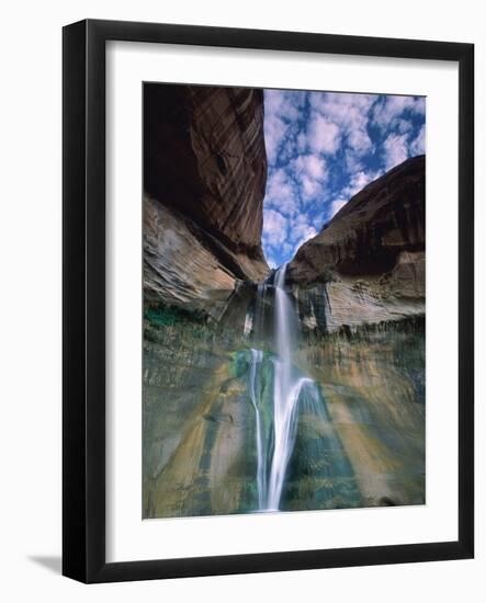 Calf Creek Falls, Utah, USA-Roland Gerth-Framed Photographic Print