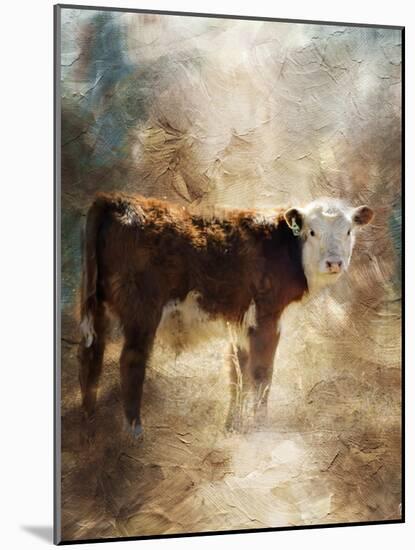 Calf in the Sunday Sun-Jai Johnson-Mounted Giclee Print