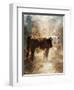 Calf in the Sunday Sun-Jai Johnson-Framed Premium Giclee Print