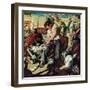 "Calf Roping Contest,"October 1, 1948-W.C. Griffith-Framed Giclee Print