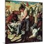 "Calf Roping Contest,"October 1, 1948-W.C. Griffith-Mounted Giclee Print