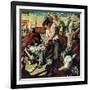 "Calf Roping Contest,"October 1, 1948-W.C. Griffith-Framed Giclee Print