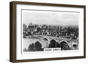 Calgary, Alberta, Canada, C1920S-null-Framed Giclee Print