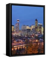 Calgary, Alberta, Canada-Walter Bibikow-Framed Stretched Canvas