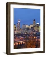 Calgary, Alberta, Canada-Walter Bibikow-Framed Photographic Print