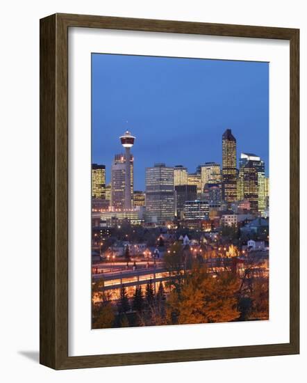 Calgary, Alberta, Canada-Walter Bibikow-Framed Photographic Print