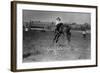 Calgary, Canada - Bucking Horse at the Stampede-Lantern Press-Framed Art Print