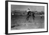 Calgary, Canada - Bucking Horse at the Stampede-Lantern Press-Framed Art Print