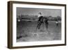 Calgary, Canada - Bucking Horse at the Stampede-Lantern Press-Framed Art Print